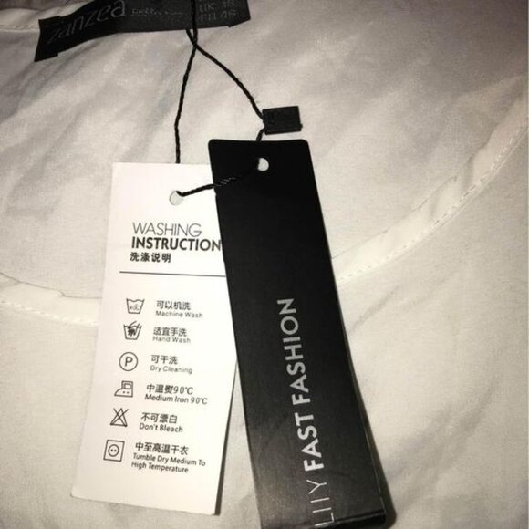 Zanzea Sleeveless White Lace Dress, Size 14, New! - Picture 6 of 9